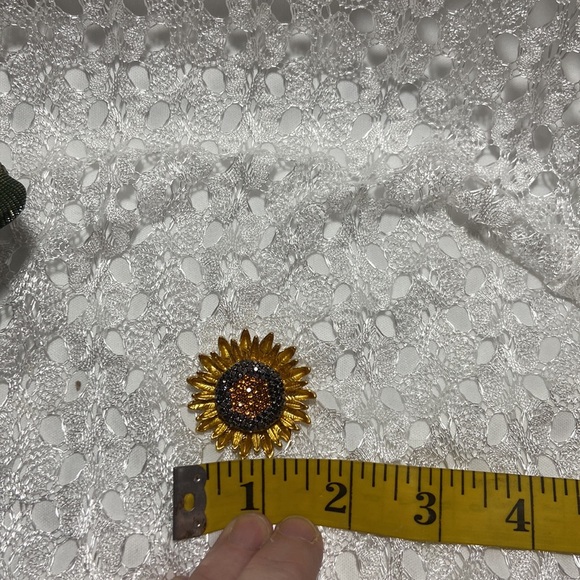 Pendant/Brooch Convertible Sunflower - Picture 12 of 13